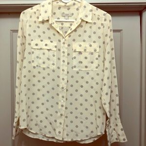 Jcrew silk button down